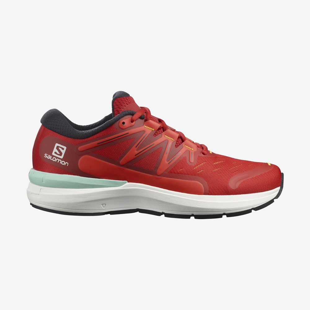 Salomon Israel SONIC 4 CONFIDENCE - Mens Road Running Shoes - Red (PGBC-13598)